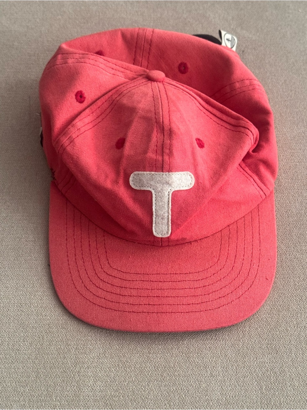 Tinlid Hat Company Red T Cap